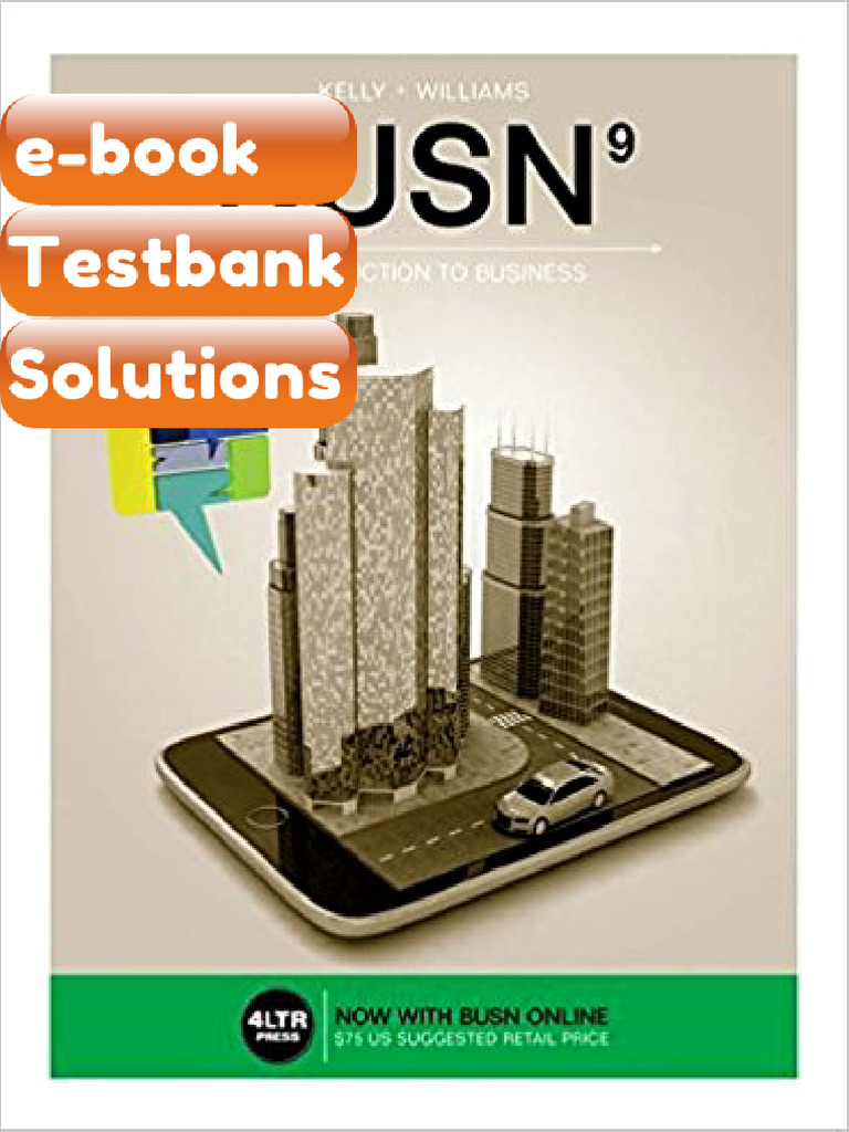 Testbank BUSN 9th Edition by Kelly Download | PDF | Subscription ...
