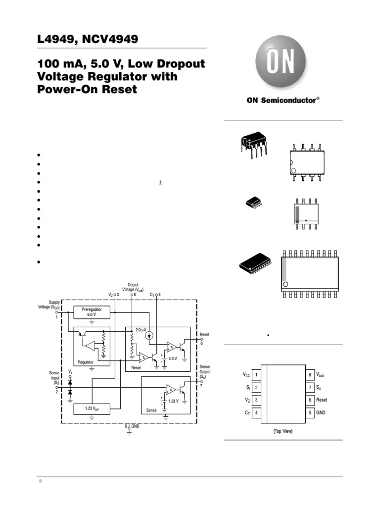 L4949 電源ic datasheet | PDF | Electrical Components | Electronics