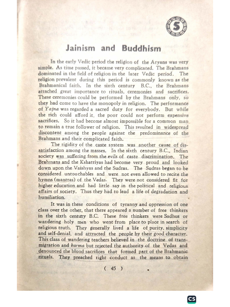 Buddhism and Jainism 1 | PDF