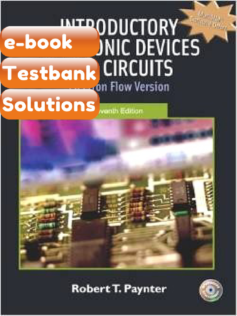 Testbank Introductory Electronic Devices and Circuits Electron Flow ...