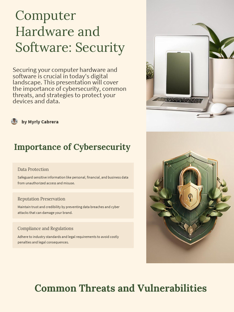 Computer Hardware and Software Security | PDF | Security | Computer ...