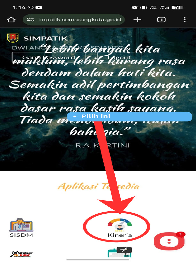 Cara Screenshot Rekapan Laporan Harian Simpatik | PDF