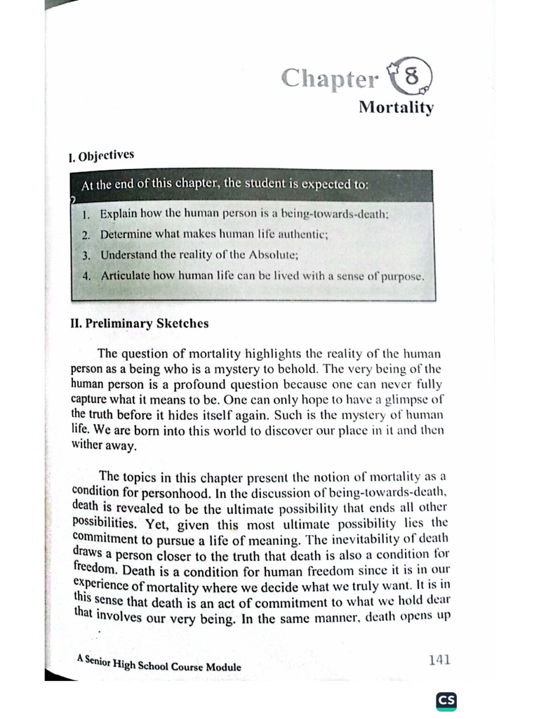 Philosophy Chapter 8 | PDF