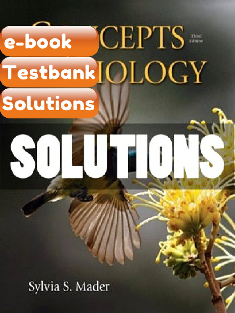 Testbank Concepts of Biology 3 Ed Mader Download | PDF | Subscription ...