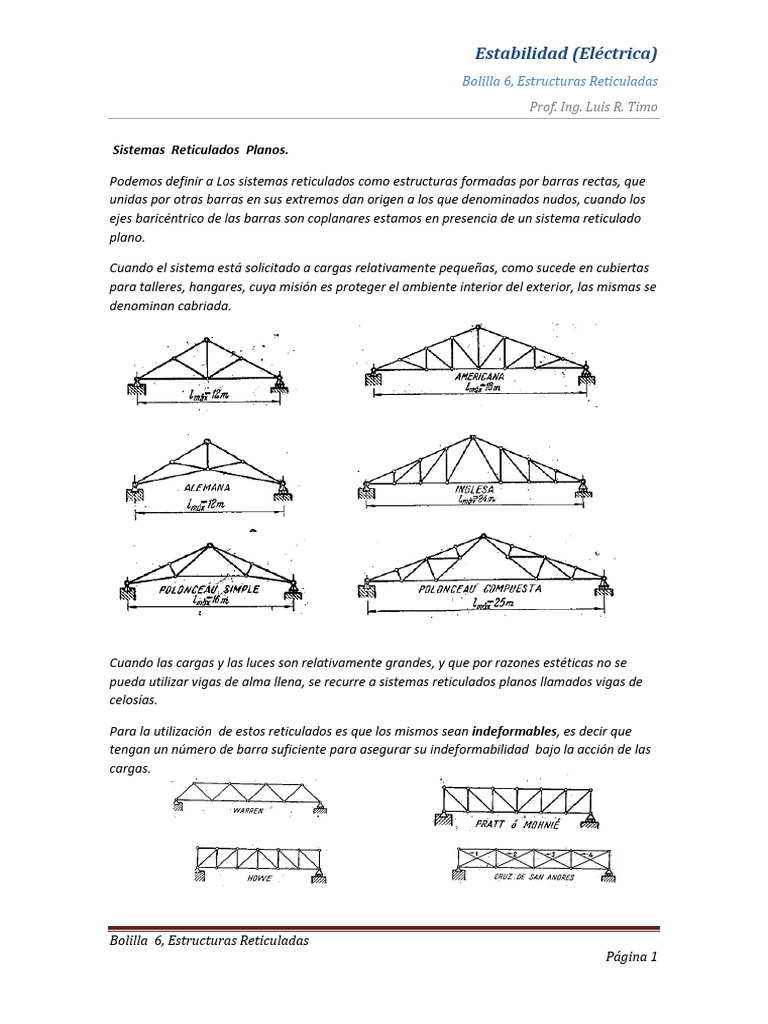 Estructuras Reticuladas Nuevo | PDF | Braguero | Vector Euclidiano