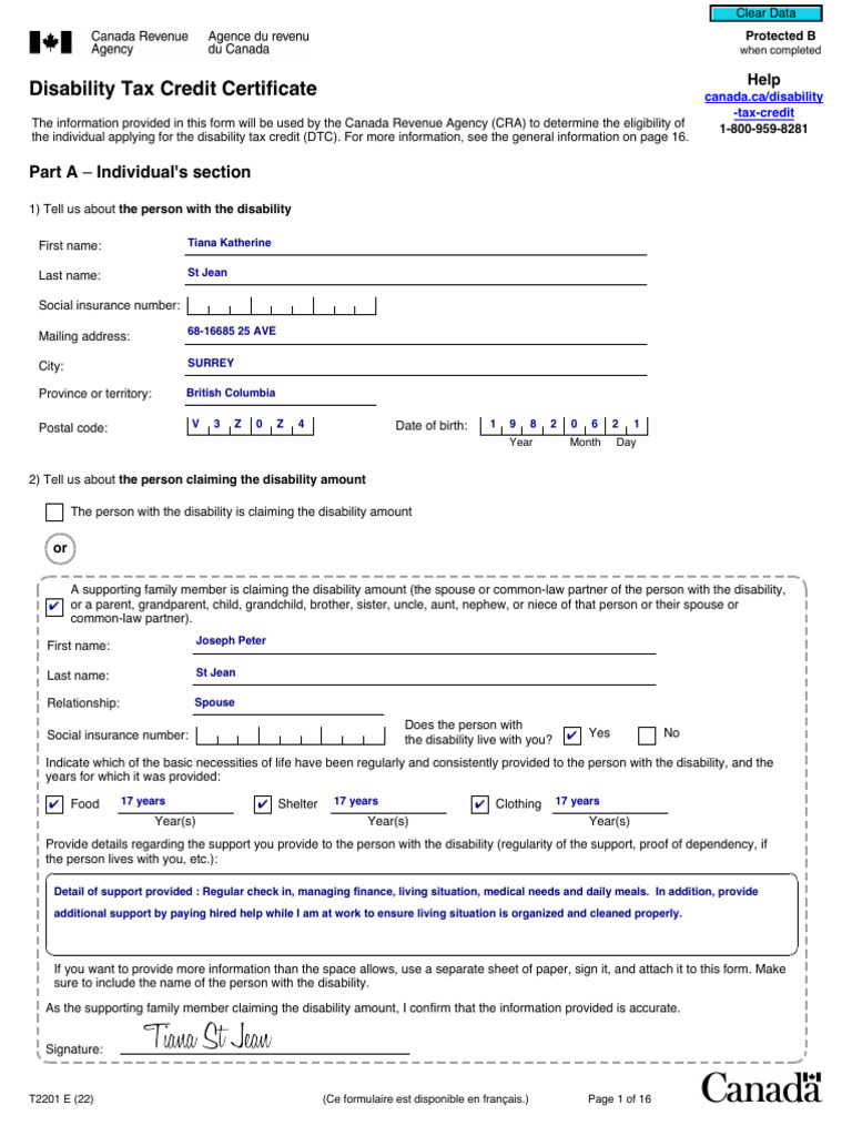 T2201-Fill-22e Tiana S (1) - 2 | PDF | Urinary Incontinence | Hearing Loss