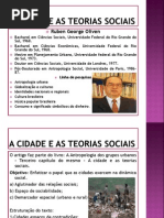 A Cidade e as Teorias Sociais