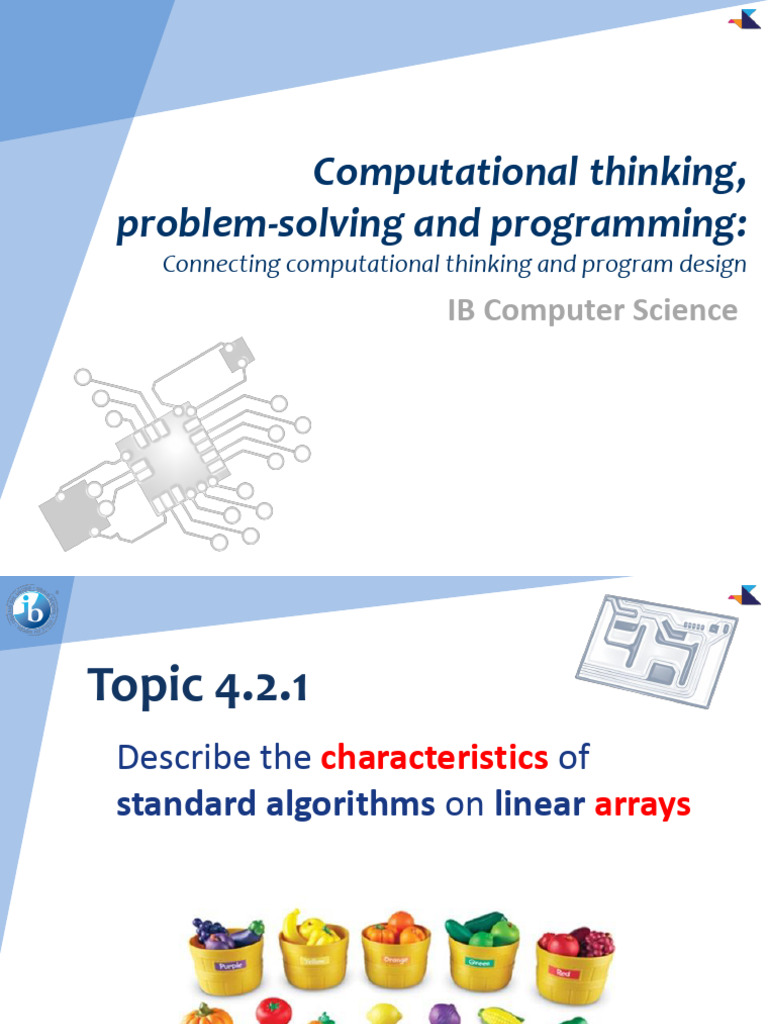 4.2 - Connecting Computational Thinking and Program Design | PDF ...
