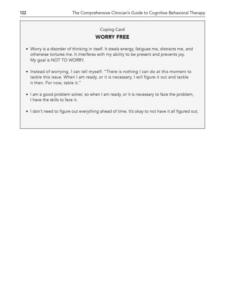 Worry Free 1 | PDF
