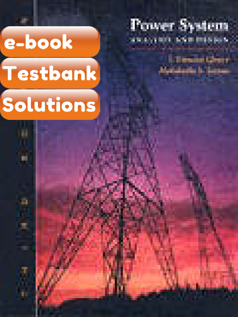 Testbank Accompany Power System Analysis and Design 3rd Edition ...