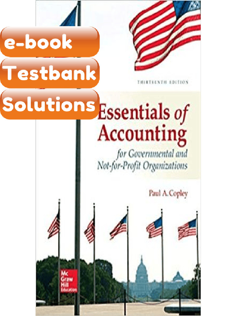 Testbank Essentials of Accounting For Governmental and NotforProfit ...