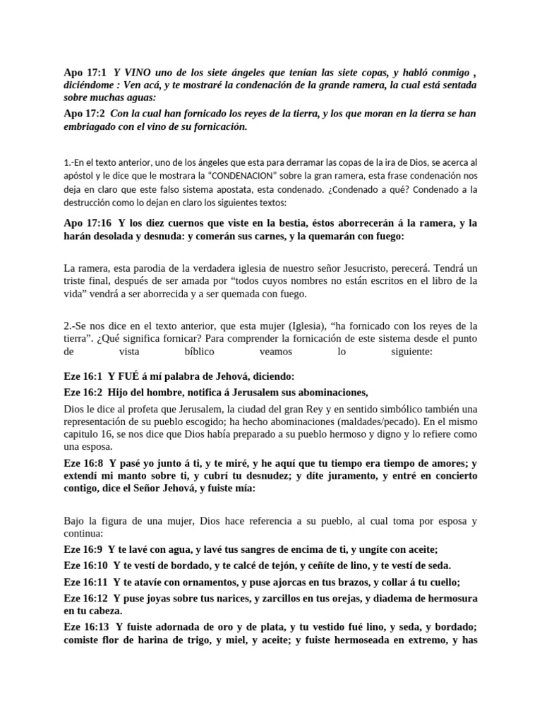 Facebook Apocalipsis 17 | PDF | Libro de revelación