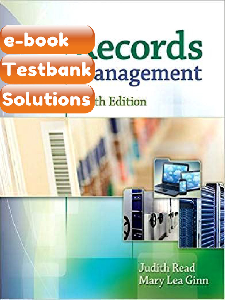 Testbank Records Management 10th Edition Download | PDF | Subscription Business Model ...