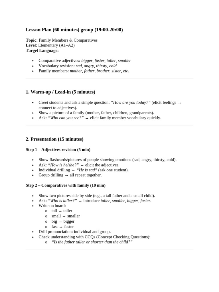 Lesson Plan (19-00-20-00) | PDF | Human Communication | Linguistics