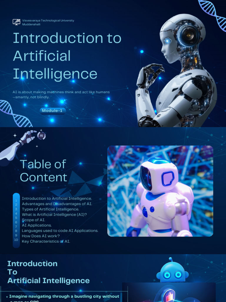 Introduction To AI For BTech6th Semester | PDF | Artificial ...