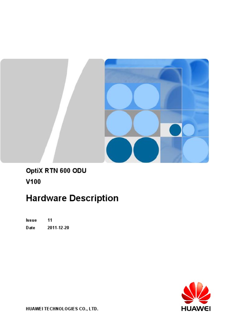 OptiX RTN 600 ODU Hardware Description (V100 - 11) | PDF | Amplifier ...