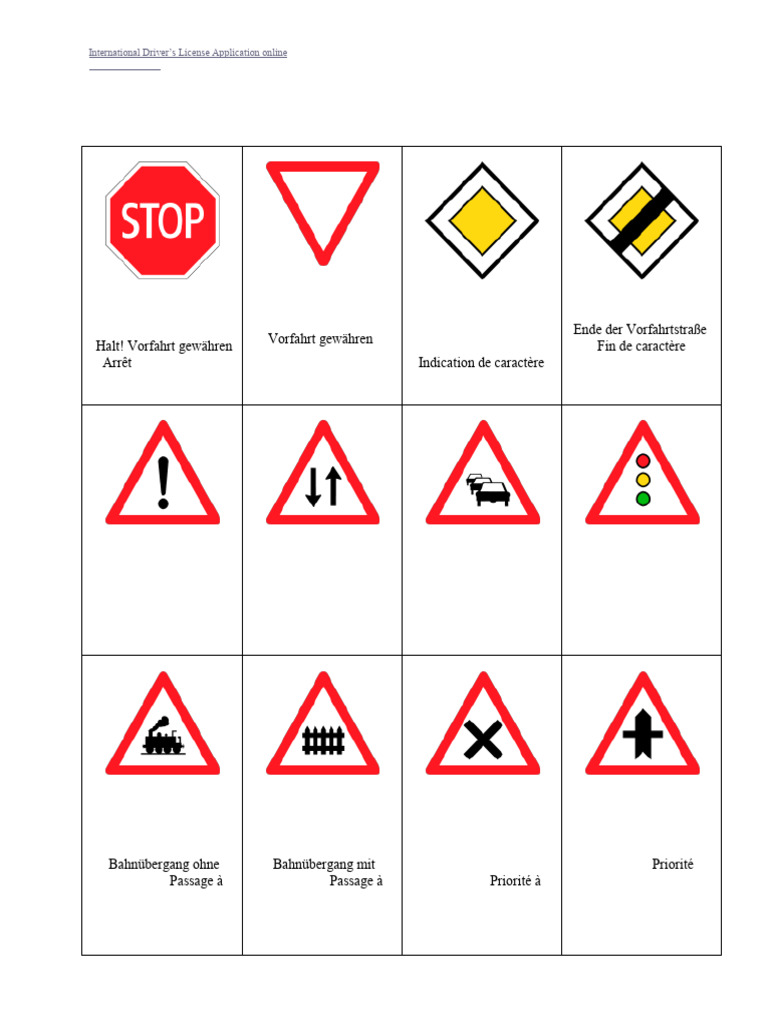 Switzerland Road Traffic Signs | PDF | Road | Streets And Roads