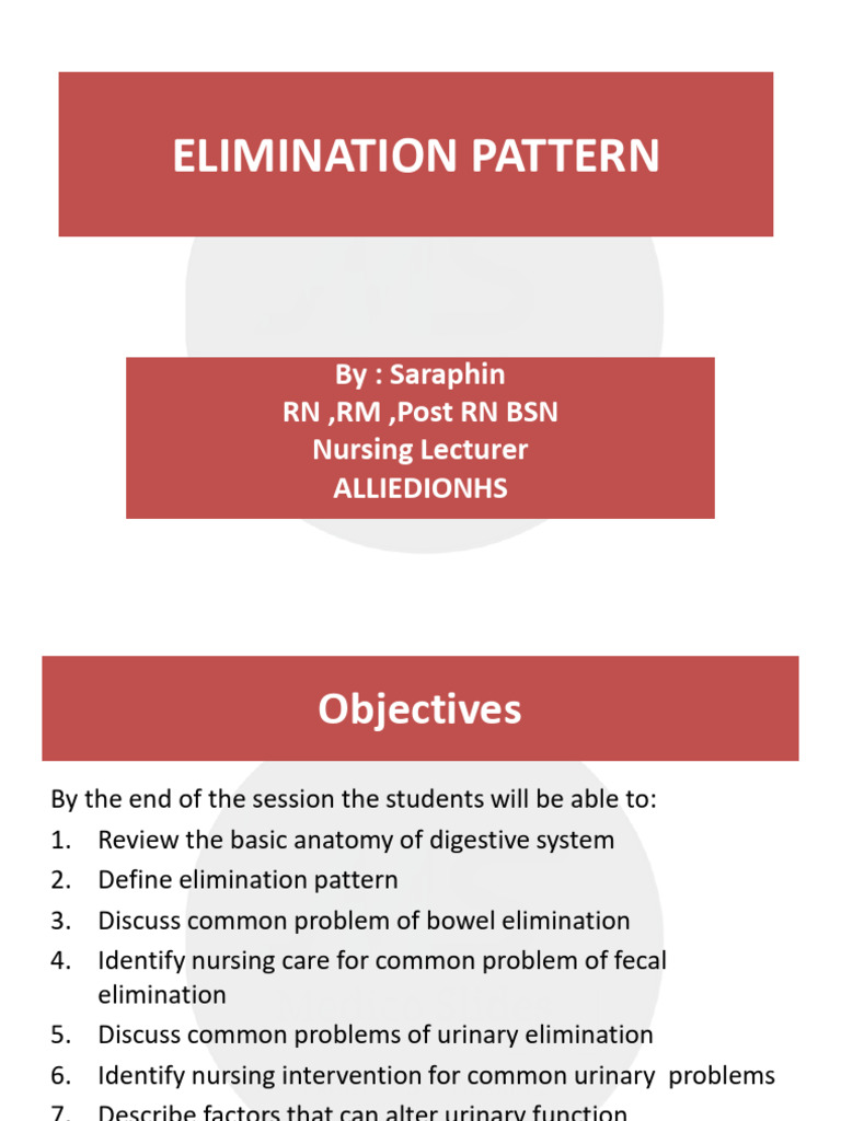 Unit 6 Concept of Elimination | PDF | Urinary Incontinence ...