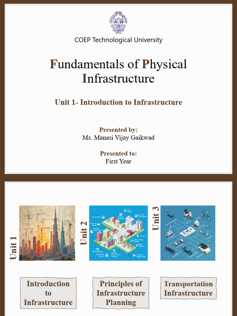 Fundamental of Infrastructure Planning | PDF | Cost Of Living ...