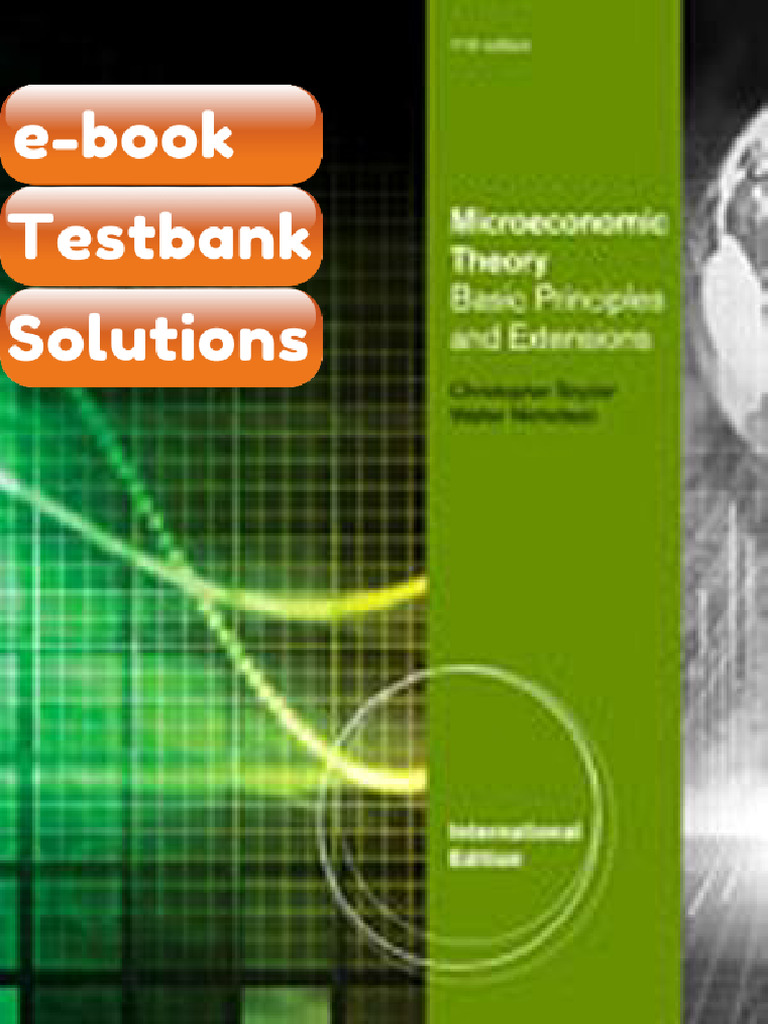 Testbank Ch3 19 Microeconomic Theory Basic Principles and Extensions ...