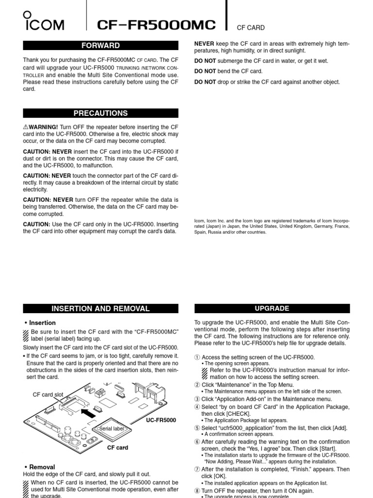 CF-FR5000MC 1 | PDF | Computer Science | Computer Hardware