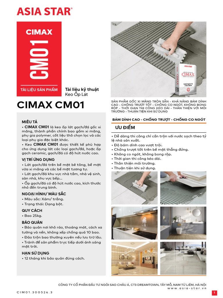 Tds Cimax Cm01 | PDF