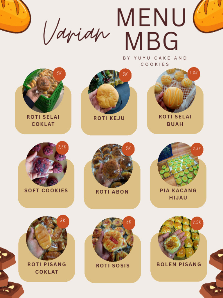 Menu MBG by Yuyu Cake | PDF