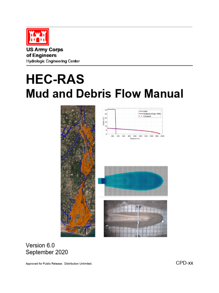 HEC-RAS 6.0 Mud and Debris Manuals | PDF | Fluid Dynamics | Rheology