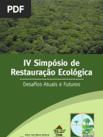 Anais IV Simp%d3sio de Restaura%c7%c3o Ecol%d3gica