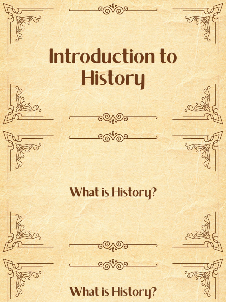 Unit 1 Introduction To History | PDF
