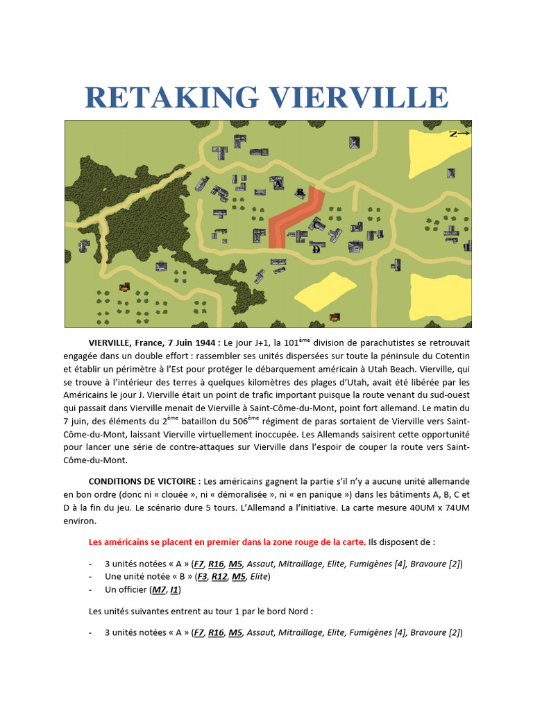 Retaking Vierville | PDF | Opérations militaires de la Seconde Guerre ...