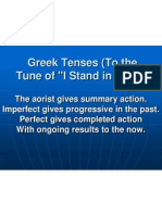 Greek Tenses