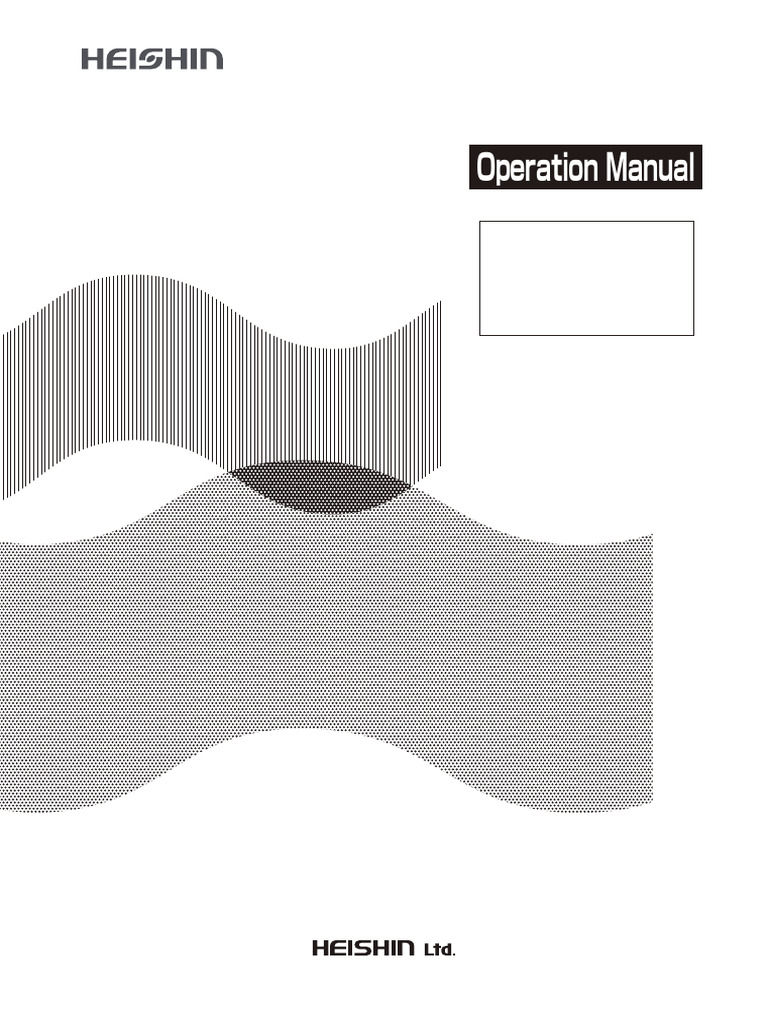 Operation Manual | PDF
