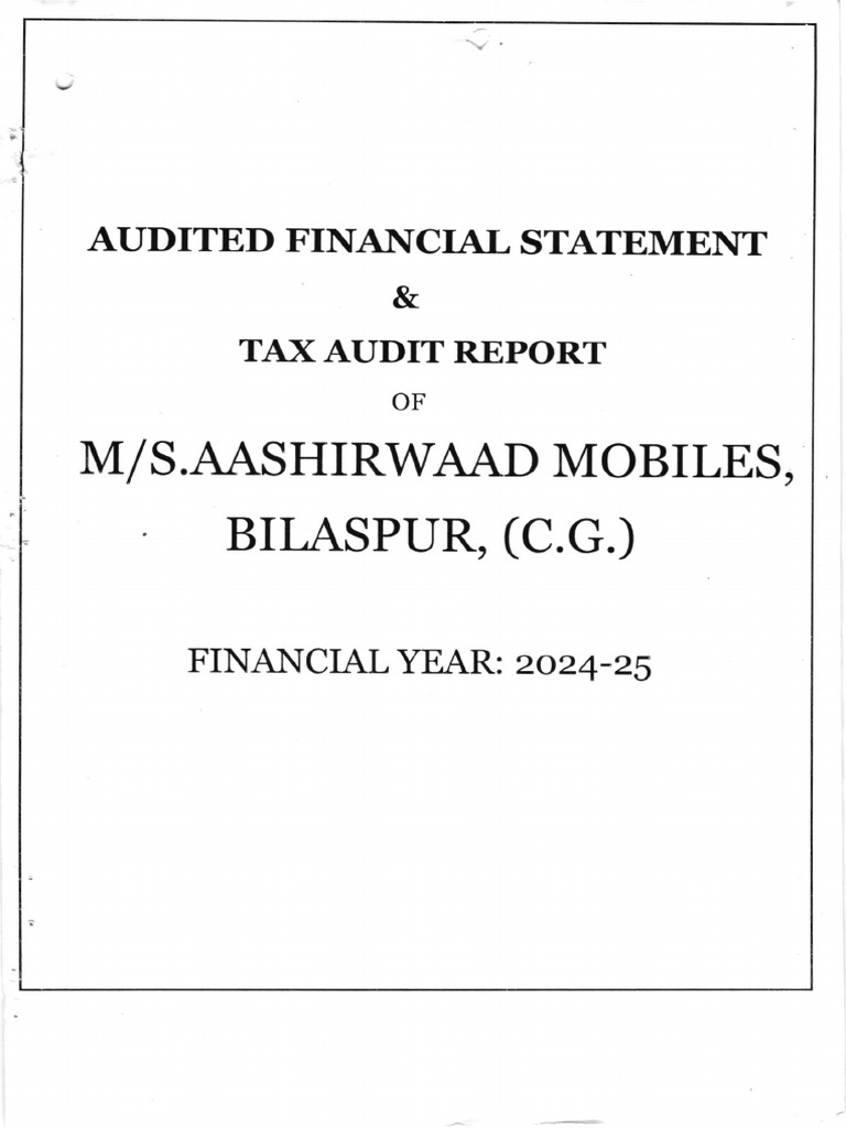 AASHIRWAAD | PDF | Audit | Business