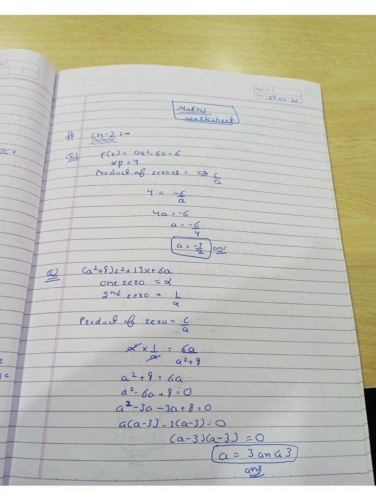 Chapter 2 Worksheet | PDF