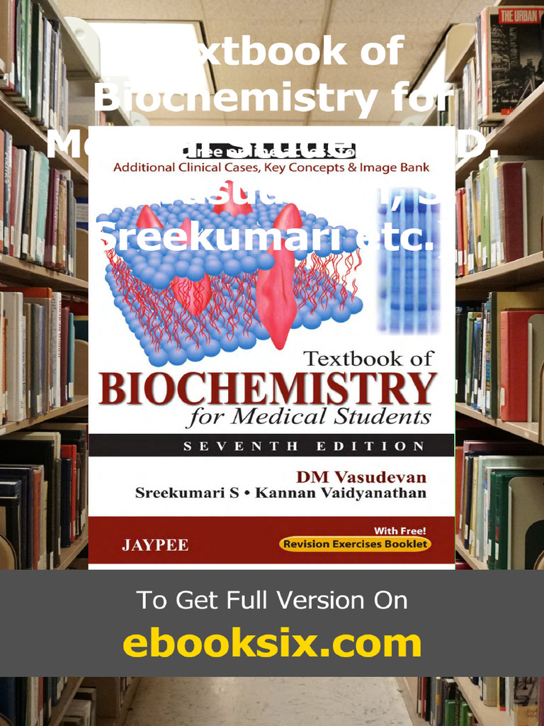 Textbook of Biochemistry For Medical Students D. M. Vasudevan S ...