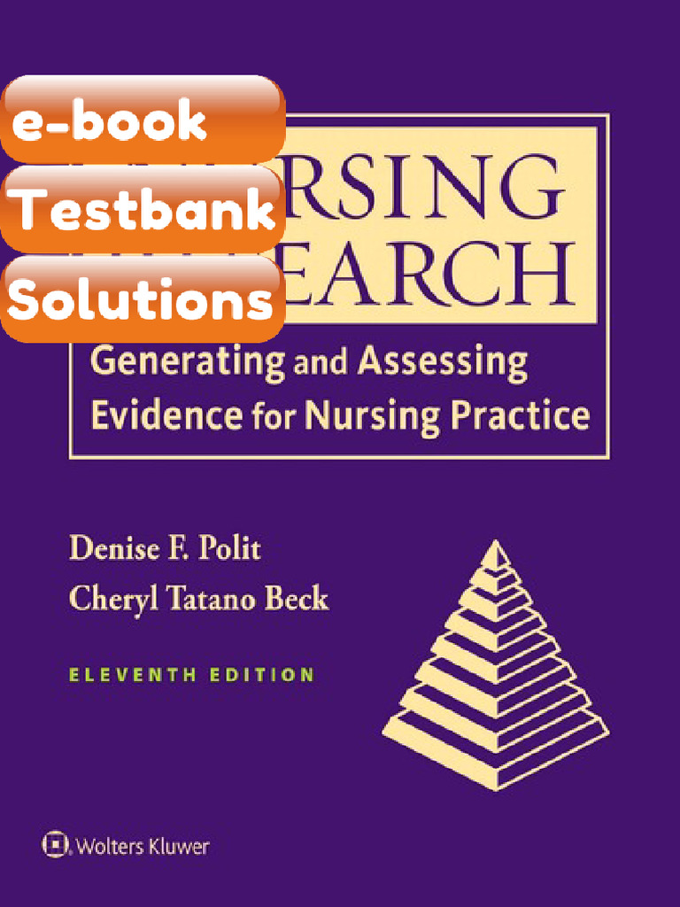 Testbank Nursing Research 11th Edition Denise Polit Denise Polit Cheryl ...