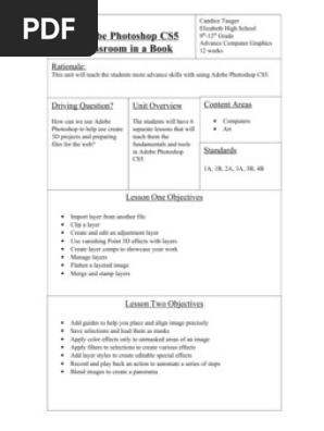 Unit Lesson Plan