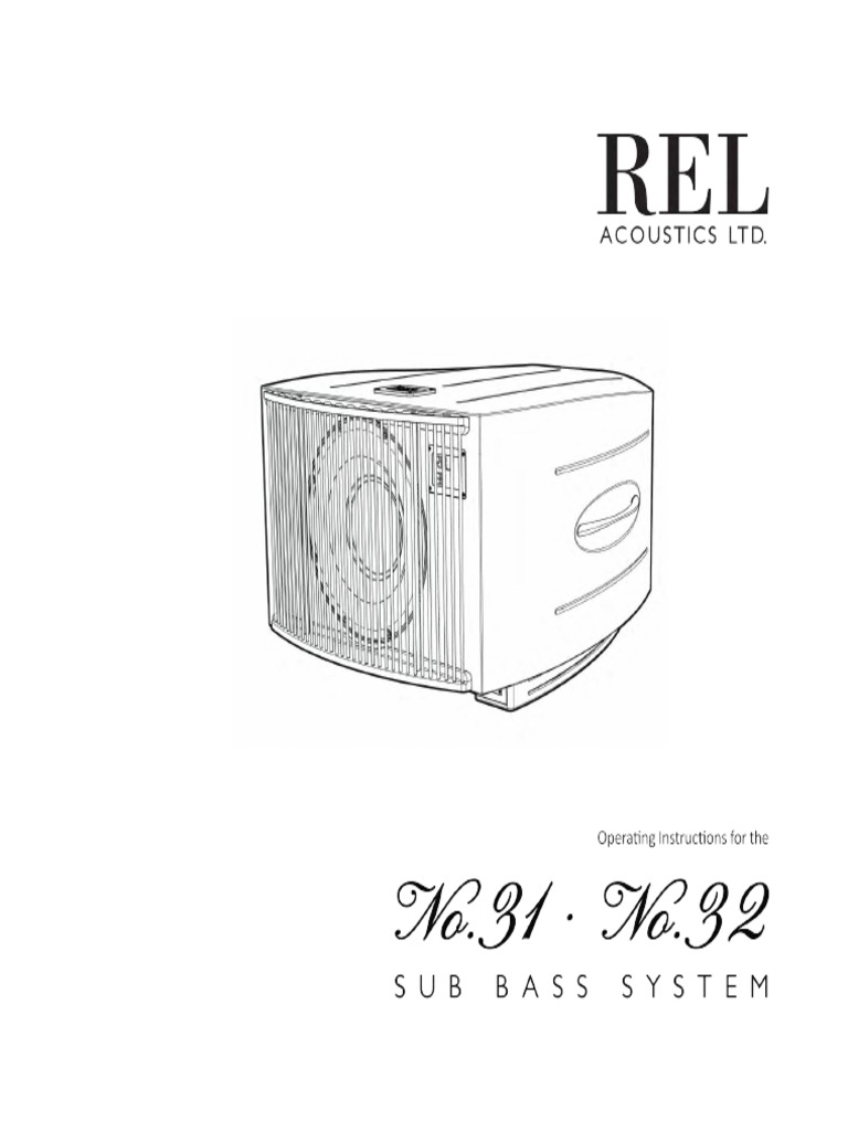 REL No31 32 Manual 220928 PDF | PDF