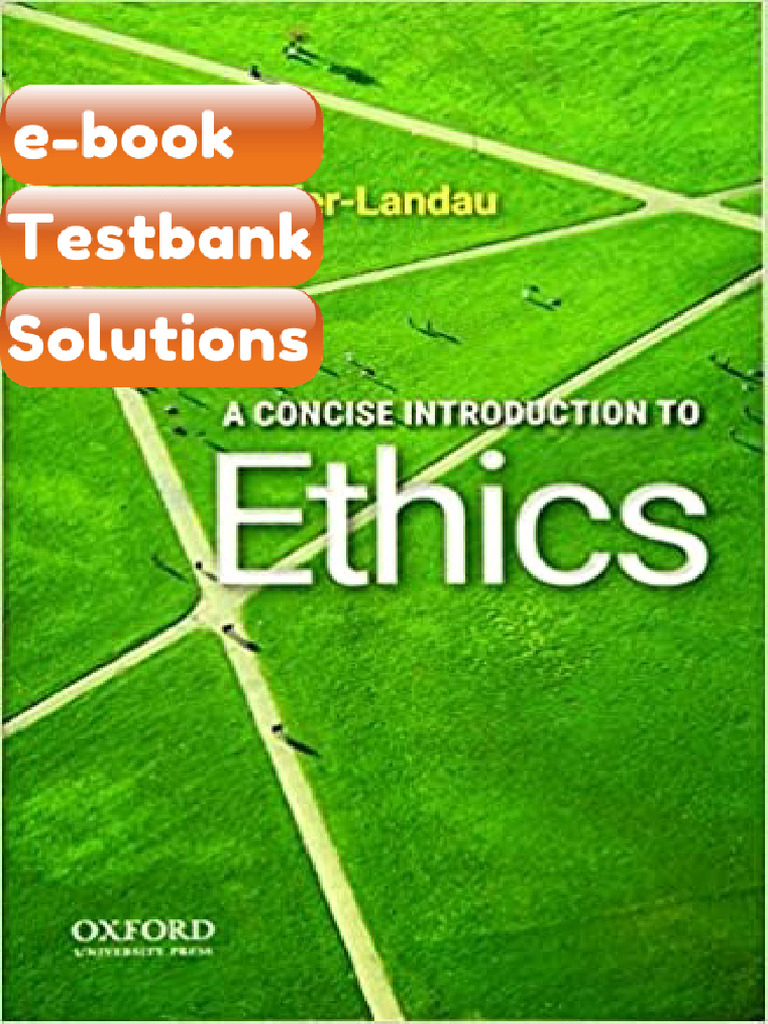 Testbank A Concise Introduction To Ethics Download | PDF | E Commerce ...