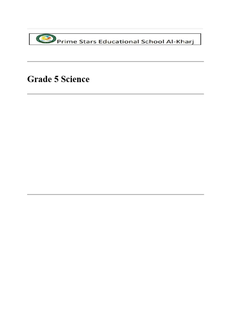 Science Notes For Grade 5... | PDF | Flowers | Seed
