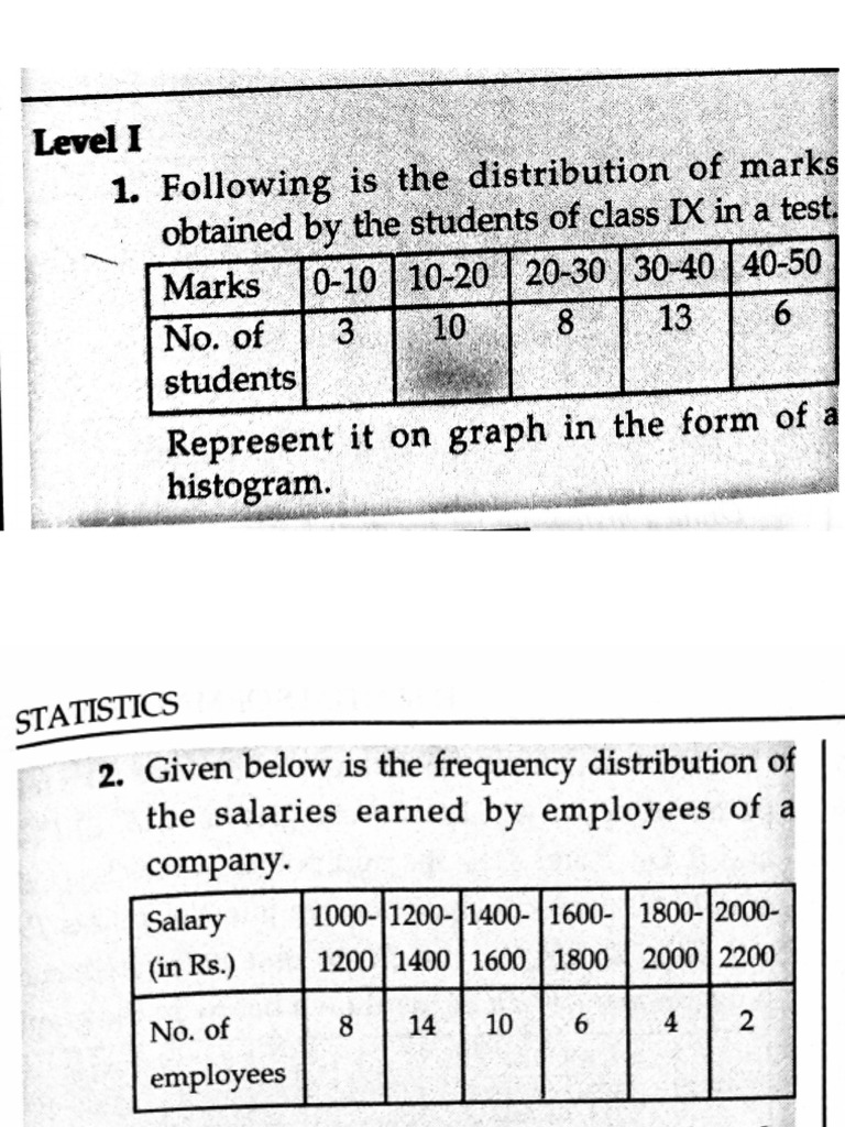 Statistics Maths HW | PDF