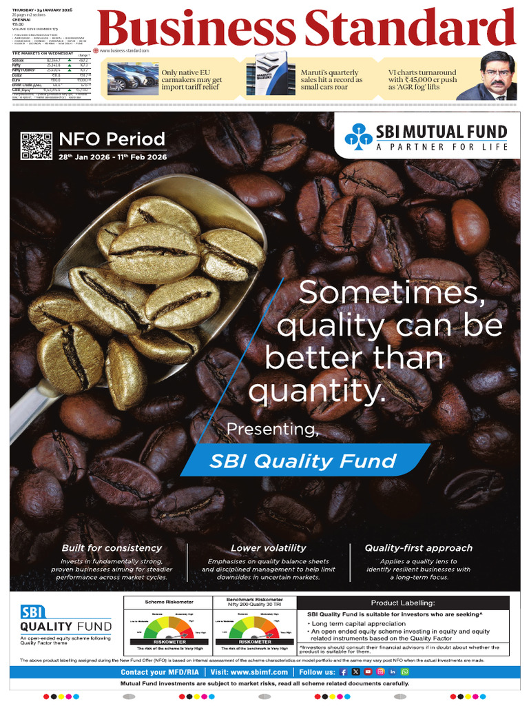 Business Standard E-Paper - 29jan | PDF | Free Trade | International ...