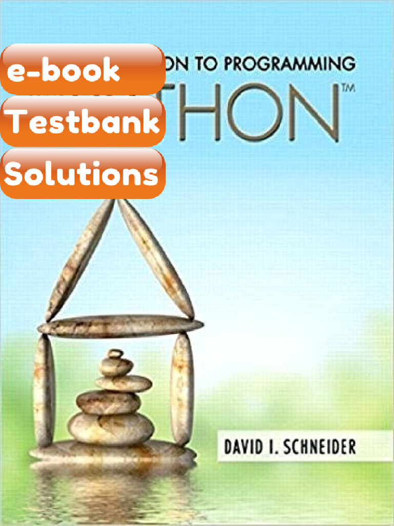 Testbank Introduction To Programming Using Python An 1 Download | PDF ...
