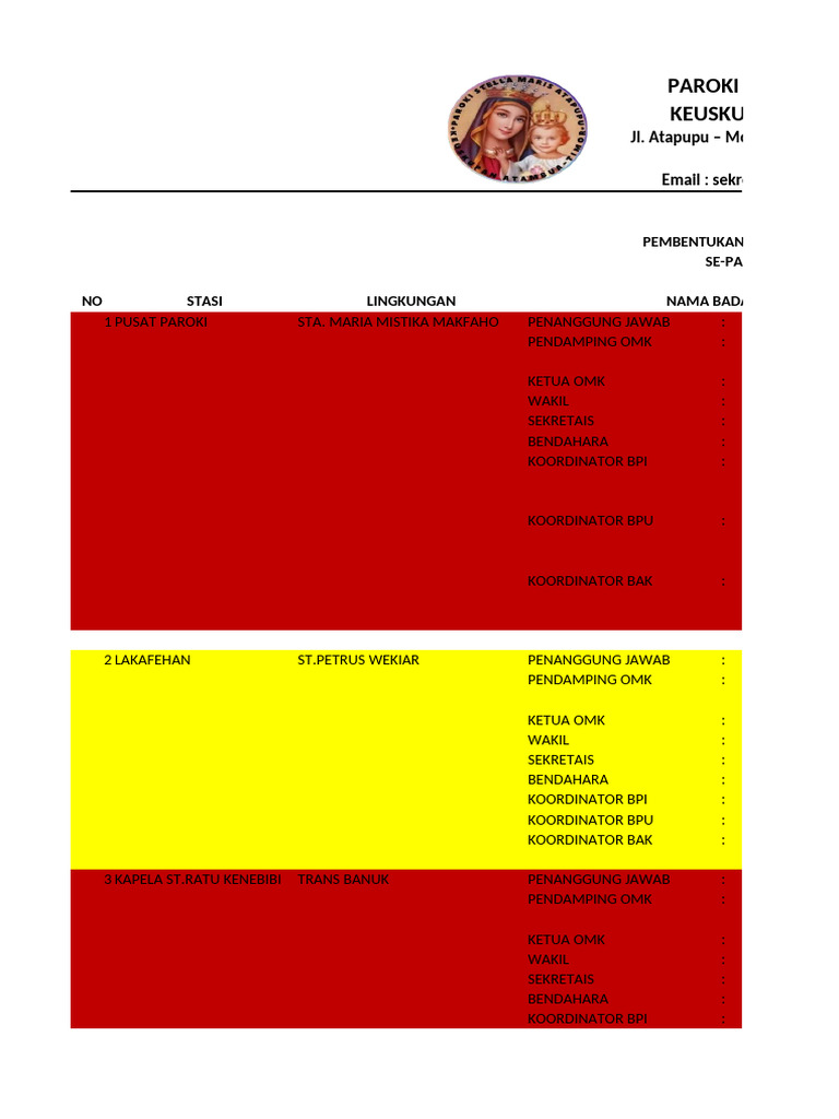 Format Rekapan BP Omk Lingkungan | PDF