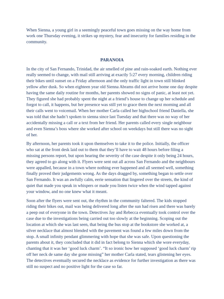 Paranoia | PDF