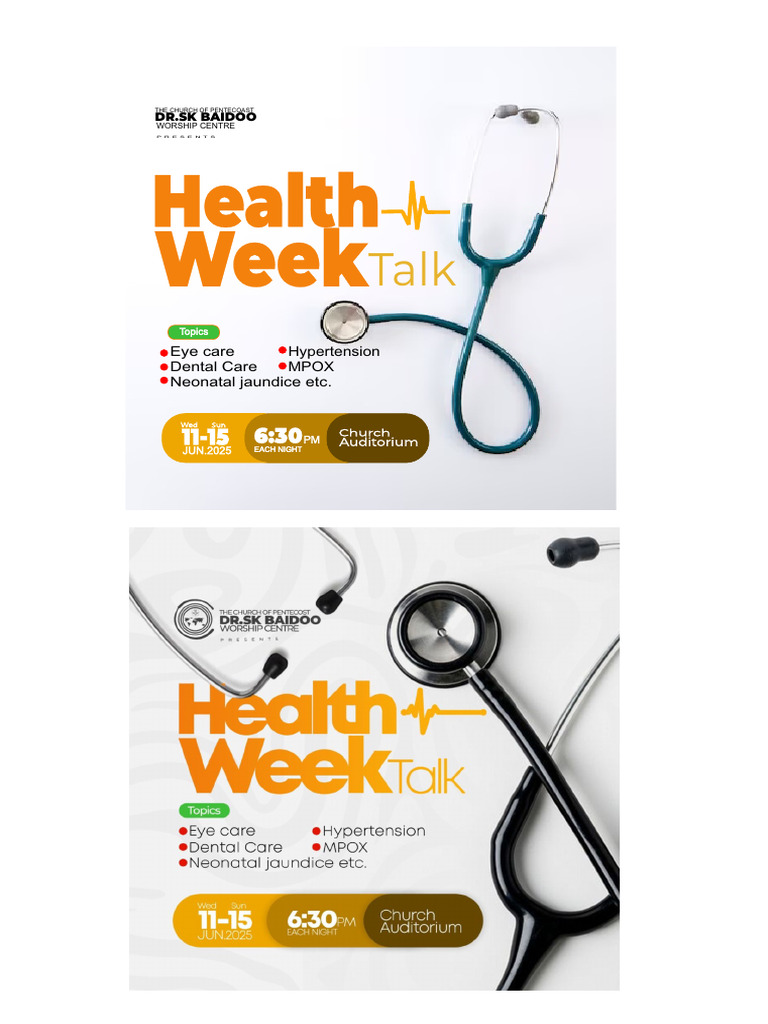 Health Week Design | PDF