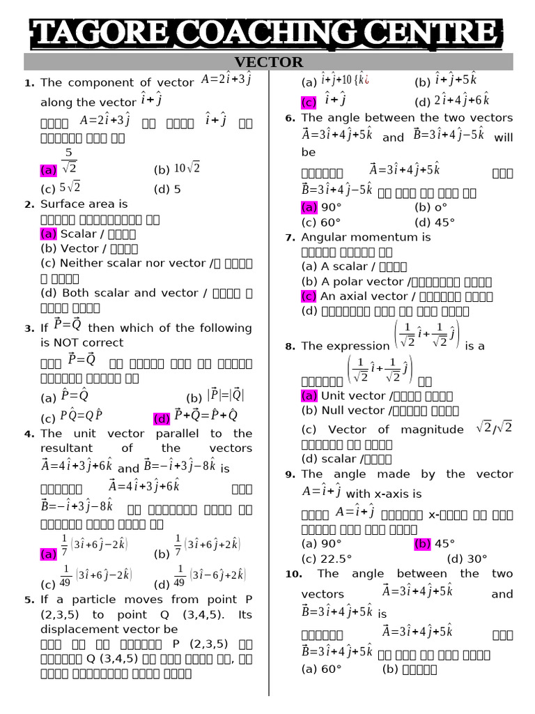 Vector | PDF