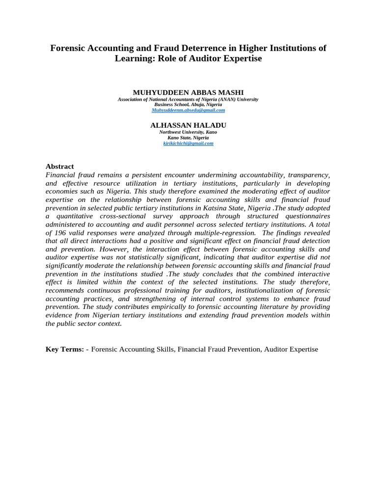 Abstract Journal Publication | PDF