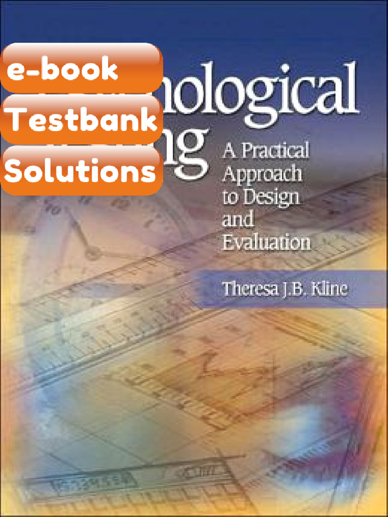 Testbank Psychological Testing A Practical Approach To Design and ...